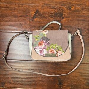 Steve Madden Bemelodie Bag, Neutral Crossbody Purse, Floral Crossbody Purse